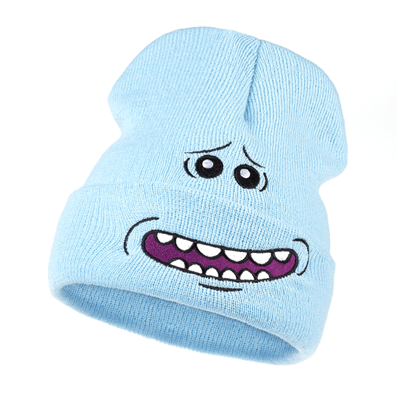 Mr. Meeseeks Knitted Hats Winter Anime Caps Warm Cartoon Loveliness Beanie Outdoor Sport Skiing knit Hats Skullie, Blue;gray
Mr. Meeseeks Knitted Hats Winter Anime Caps Warm Cartoon Loveliness Beanie Outdoor Sport Skiing knit Hats Skullie, Blue;gray