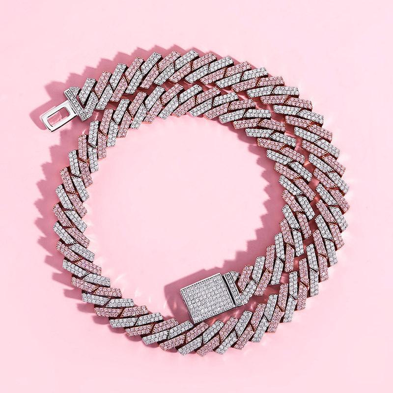 Chains Fashion 14mm Iced Micro Pave Cubic Zirconia Cuban Chain Necklace With Box Clasp Hip Hop Punk Jewelry Gift Men Women, Silver
Chains Fashion 14mm Iced Micro Pave Cubic Zirconia Cuban Chain Necklace With Box Clasp Hip Hop Punk Jewelry Gift Men Women, Silver