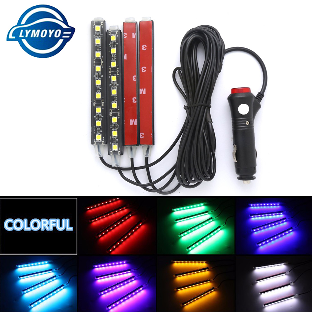 4x 9LED 12V Car styling Interior Dash Floor Foot Decoration Light Lamp Cigarette LED Atmosphere Lights Decoration Lamp droshipp
4x 9LED 12V Car styling Interior Dash Floor Foot Decoration Light Lamp Cigarette LED Atmosphere Lights Decoration Lamp droshipp