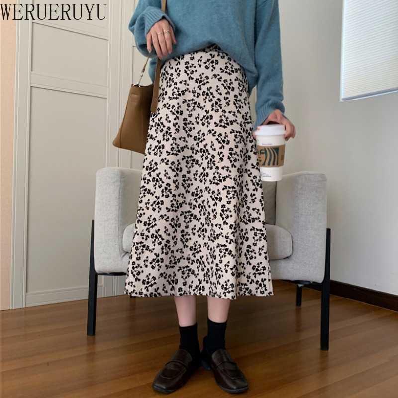 WERUERUYU Retro floral skirt autumn and winter women's skirt high waist slimming mid-length hip skirt elastic waist women 210608, Photo color
WERUERUYU Retro floral skirt autumn and winter women's skirt high waist slimming mid-length hip skirt elastic waist women 210608, Photo color
