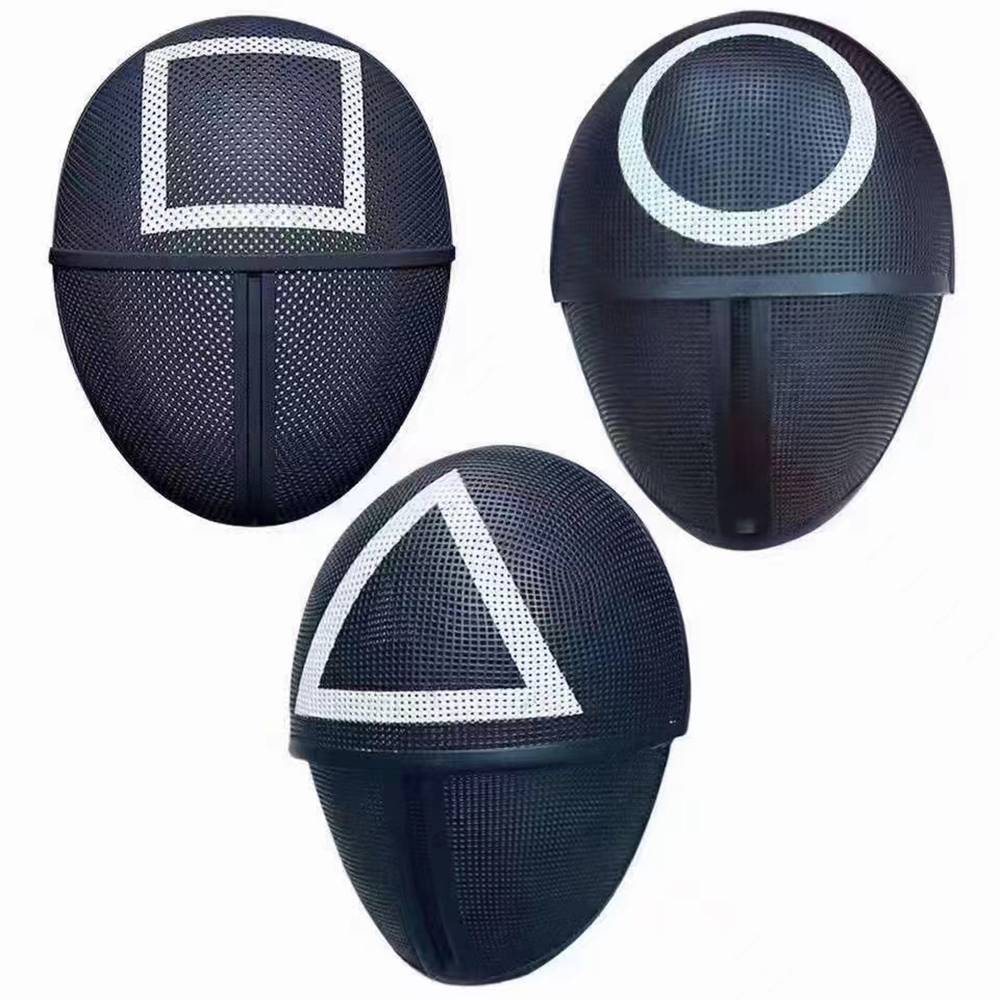 TV Squid Game Masked Man Masks Round Squire Triangle Mask Accessories Delicate Halloween Masquerade Costume Party Props In Stock Fedex Delivery
TV Squid Game Masked Man Masks Round Squire Triangle Mask Accessories Delicate Halloween Masquerade Costume Party Props In Stock Fedex Delivery