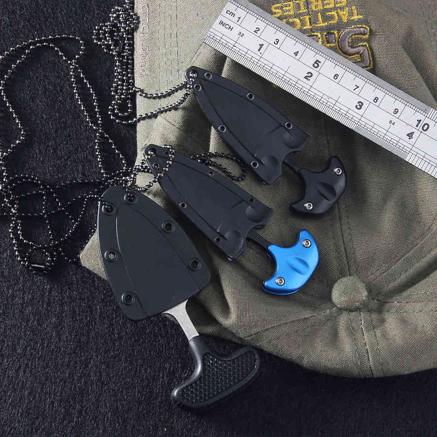 Defense Mini Self Necklace Straight Aviation Aluminum Handle Pu'er Tea Stainless Steel Portable Small Knife FV1E, Silver
Defense Mini Self Necklace Straight Aviation Aluminum Handle Pu'er Tea Stainless Steel Portable Small Knife FV1E, Silver