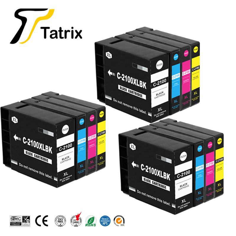 Tatrix PGI-2100XL Premium Color Compatible Printer Ink Cartridge For Canon MAXIFY Ib4010/IB4110//MB5110/MB5310/MB5410 Cartridges
Tatrix PGI-2100XL Premium Color Compatible Printer Ink Cartridge For Canon MAXIFY Ib4010/IB4110//MB5110/MB5310/MB5410 Cartridges