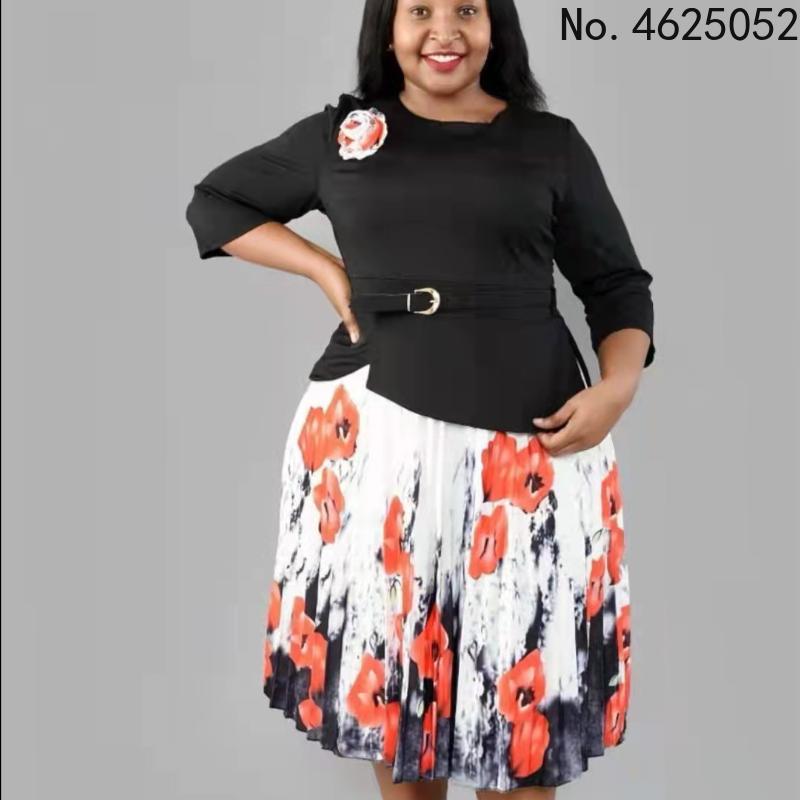 Ethnic Clothing 2XL-6XL Polyester African Dresses For Women Autumn Spring Short Sleeve Plus Size Dress Clothes
Ethnic Clothing 2XL-6XL Polyester African Dresses For Women Autumn Spring Short Sleeve Plus Size Dress Clothes