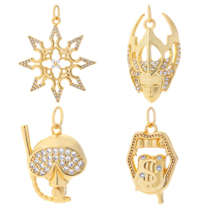 Charms Diy Pendant For Earrings Necklace Bracelet Cute Designer Jewelry Making Supplies Copepr Pave Cubic Zircon, Bronze;silver
Charms Diy Pendant For Earrings Necklace Bracelet Cute Designer Jewelry Making Supplies Copepr Pave Cubic Zircon, Bronze;silver