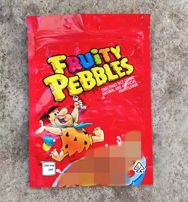 empty cereal mylar bag 177*127mm resealable zipper fruit pebbles froot loops rice krispies lucky charms CAP'N Crunch edibles packaging
empty cereal mylar bag 177*127mm resealable zipper fruit pebbles froot loops rice krispies lucky charms CAP'N Crunch edibles packaging