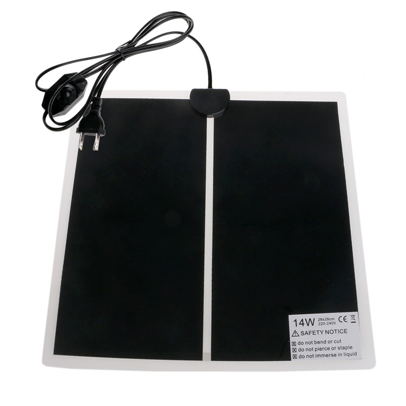 1Pc 5/7/14/28/35W Adjustable temperature Reptile heating Pet Warmer Bed Mat