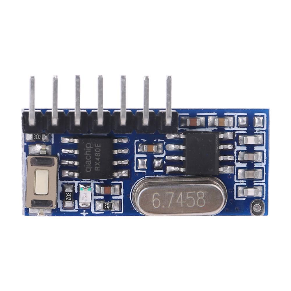 433 Mhz Rf Code Learn Receiver Module 1527 Wireless Decoder 4 Output Channel for Remote Control