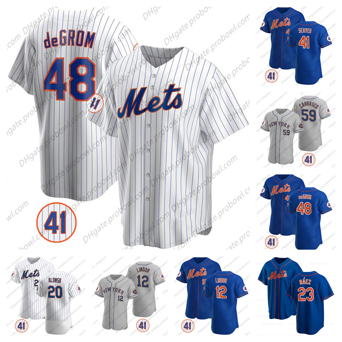 Francisco Lindor 23 Javier Báez Baseball Jersey Pete Alonso 48 Jacob Degrom Jeff McNeil Darryl Strawberry Mets Syndergaard New Conforto York Men Women Youth Toddler, As picture style
Francisco Lindor 23 Javier Báez Baseball Jersey Pete Alonso 48 Jacob Degrom Jeff McNeil Darryl Strawberry Mets Syndergaard New Conforto York Men Women Youth Toddler, As picture style