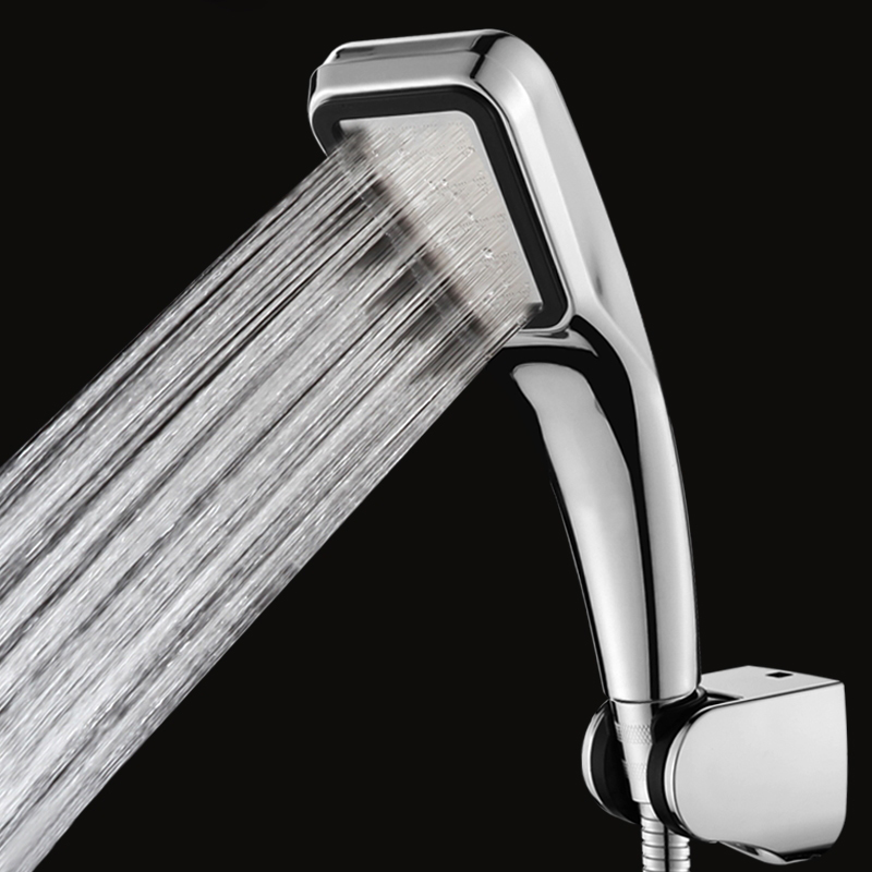 

300 Holes Hold Shower Head High Pressure Rainfall Water Saving Flow With Chrome ABS Spray Bathroom Accessories