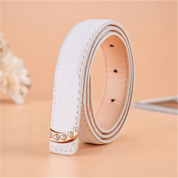 Hot Sell Kids Belts Retail And Wholesale Fashion Children Classic Pearl Needle Buckle PU Waistbands Mat Teenager Elegant Belt Gifts.