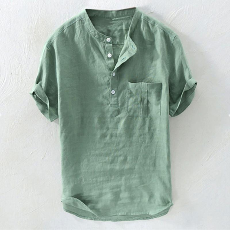 Men' Casual Shirts Men Charm Formal Clothes Short Sleeve Simple Summer Personality Fresh Style Mature Fashion Route Oversized Loose, Green
Men' Casual Shirts Men Charm Formal Clothes Short Sleeve Simple Summer Personality Fresh Style Mature Fashion Route Oversized Loose, Green