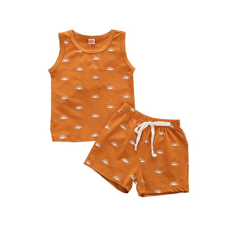 Clothing Sets 0-24M Born Clothes Summer Outfits Toddler Baby Boys Sun Printed Sleeveless Top + Shorts Cotton, White
Clothing Sets 0-24M Born Clothes Summer Outfits Toddler Baby Boys Sun Printed Sleeveless Top + Shorts Cotton, White