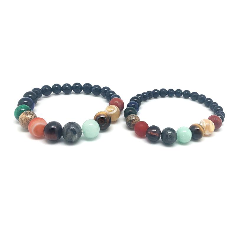 Beaded, Strands Couple Eight Planets Natural Stone Bracelet Lovers Healing Universe Galaxy Beads For Men Mixed Colors Bracelets Women
Beaded, Strands Couple Eight Planets Natural Stone Bracelet Lovers Healing Universe Galaxy Beads For Men Mixed Colors Bracelets Women