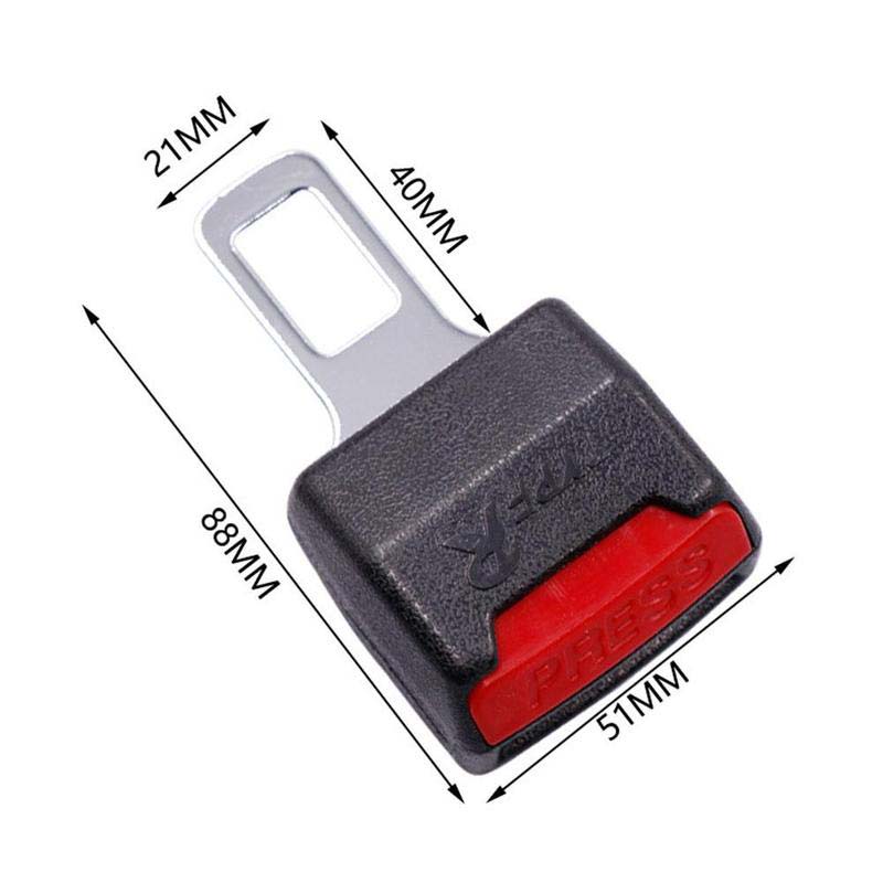 Universal Vehicle Seat Belt Clip Extension Plug Car Safety Seats Lock Buckle Seatbelt Clip-On Extender Converter Safe belts Accessories