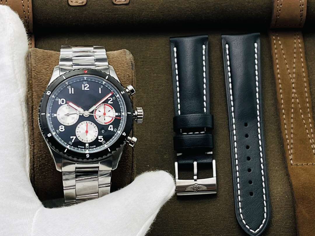 G8 Factory flight wrist watch is equipped 7750 automatic movement 3, 6 and 9 positions respectively with 30 minutes timing disc sapphire mir, Slivery;brown
G8 Factory flight wrist watch is equipped 7750 automatic movement 3, 6 and 9 positions respectively with 30 minutes timing disc sapphire mir, Slivery;brown