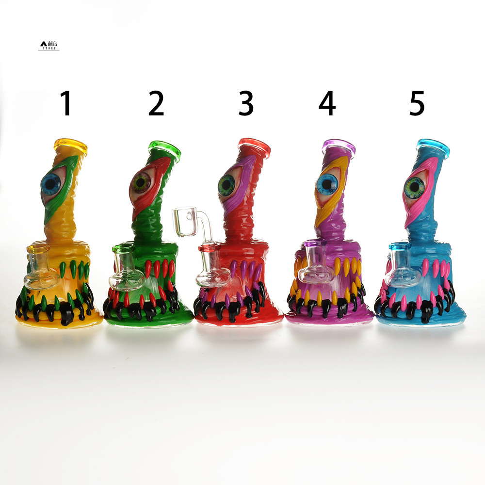 6.5 Inches Glass Bong Hookahs Water Pipe Smoke Clay Surface Monster With Quartz banger 4mm Thick Bongs Female Joint Dab Oil Rig Horrible
6.5 Inches Glass Bong Hookahs Water Pipe Smoke Clay Surface Monster With Quartz banger 4mm Thick Bongs Female Joint Dab Oil Rig Horrible