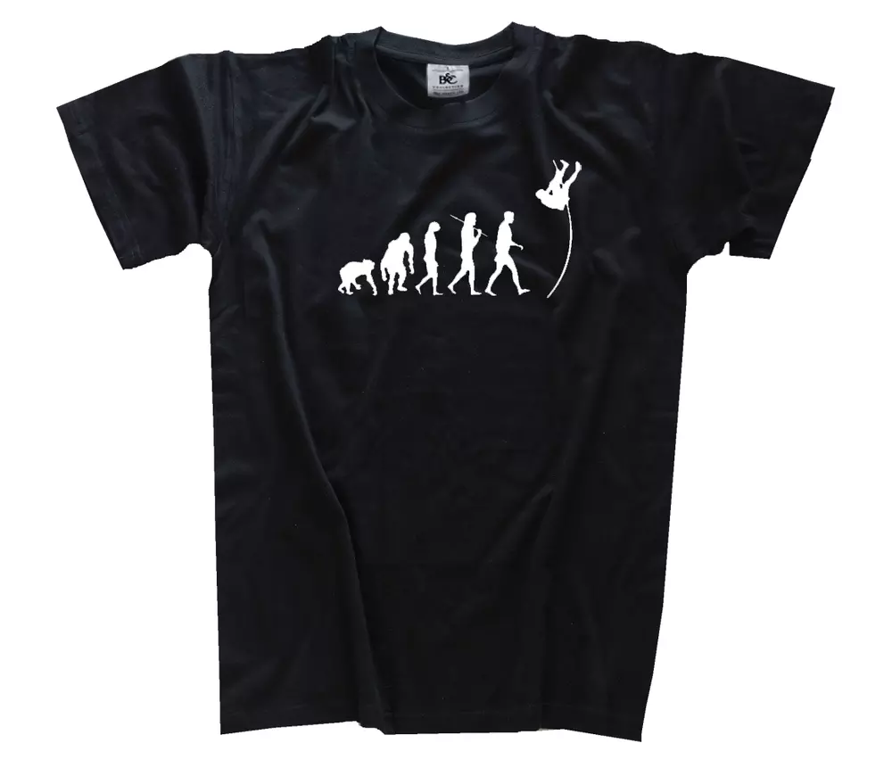 Standard Edition Pole Vaulting High Jump High JUMP EVOLUTION T-Shirt S-XXXL
