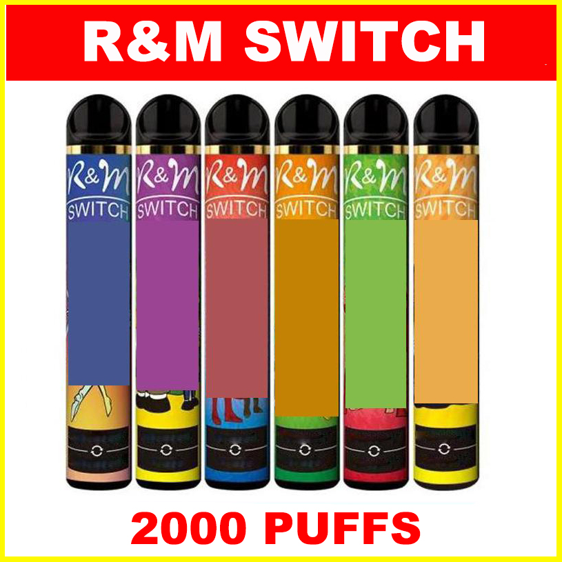 Original Rick and Morty Switch RandM Electronic Cigarette Extra 8ml 1100mAh 2000 Puffs 6 Double Colors Disposable Vape By Air Cargo
Original Rick and Morty Switch RandM Electronic Cigarette Extra 8ml 1100mAh 2000 Puffs 6 Double Colors Disposable Vape By Air Cargo