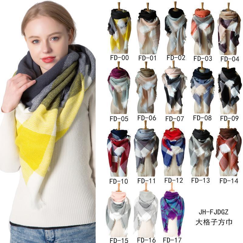 Autumn And Winter Yellow-grey Imitation Cashmere Large Plaid Square Scarf Women Plus Double-sided Shawl1
Autumn And Winter Yellow-grey Imitation Cashmere Large Plaid Square Scarf Women Plus Double-sided Shawl1