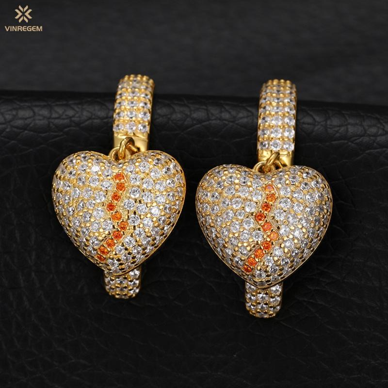 Dangle & Chandelier Vinregem Hip Hop Rock 100% 925 Sterling Silver Created Moissanite Gemstone Party Luxury Heart Drop Earrings Fine Jewelry
Dangle & Chandelier Vinregem Hip Hop Rock 100% 925 Sterling Silver Created Moissanite Gemstone Party Luxury Heart Drop Earrings Fine Jewelry