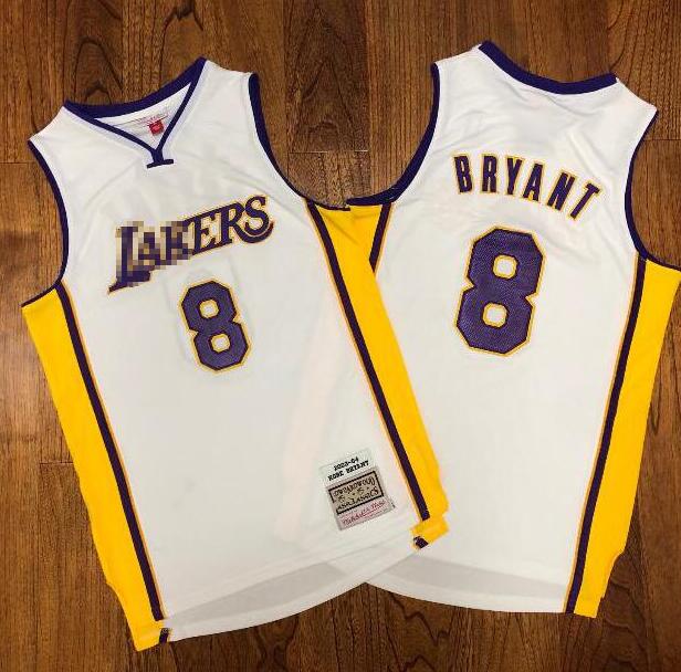 Men's basketball jerseys Los Angeles Lakers Kobe Bryant 2003-04 white Hardwoods Classics retro Jersey, Black;red
Men's basketball jerseys Los Angeles Lakers Kobe Bryant 2003-04 white Hardwoods Classics retro Jersey, Black;red