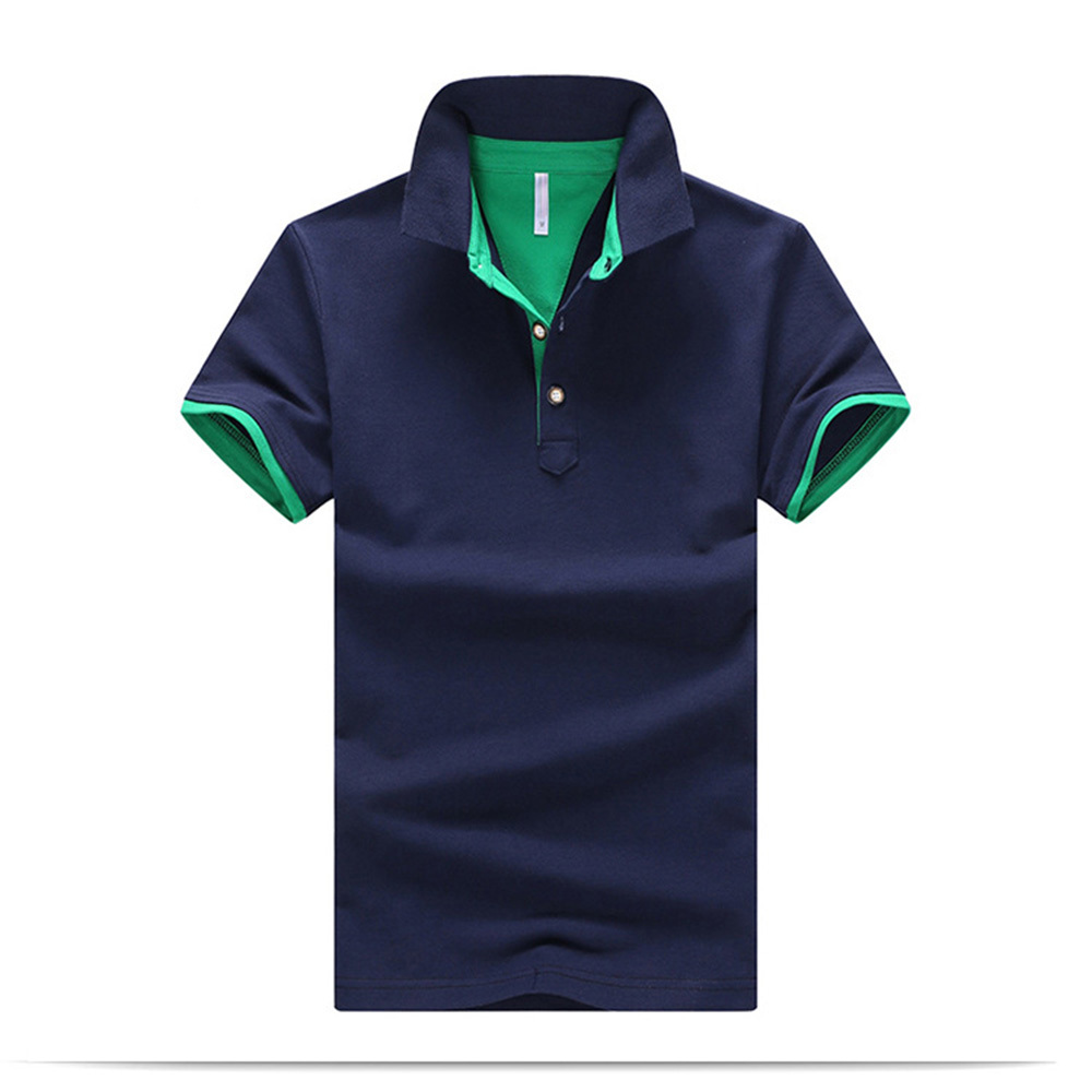 Men's clothing Men Polo Shirt Men Business & Casual Solid male Polo Shirt Short Sleeve breathable Polo Shirt B0255 210518