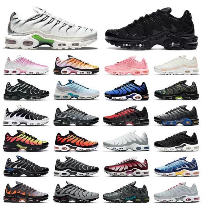 

Man tn plus running shoes men women Black White Pink Psychic Blue Fury Digital Gradient Grey Neon Green Atlanta outdoor trainers tns mens sneakers size 40-46, # 37