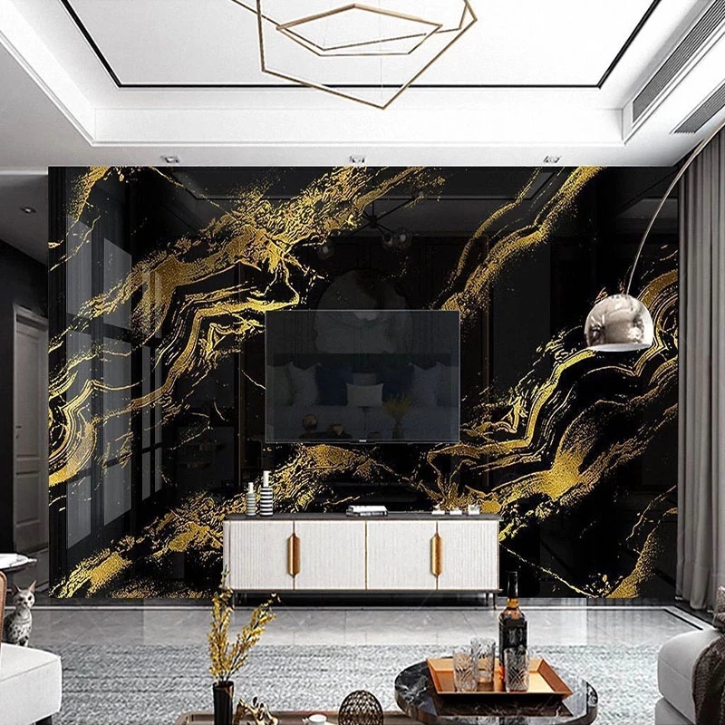 Custom Photo Wallpaper Home Decor 3D Black Gold Imitation Marble Modern Living Room Bedroom TV Background Mural, Grey
Custom Photo Wallpaper Home Decor 3D Black Gold Imitation Marble Modern Living Room Bedroom TV Background Mural, Grey