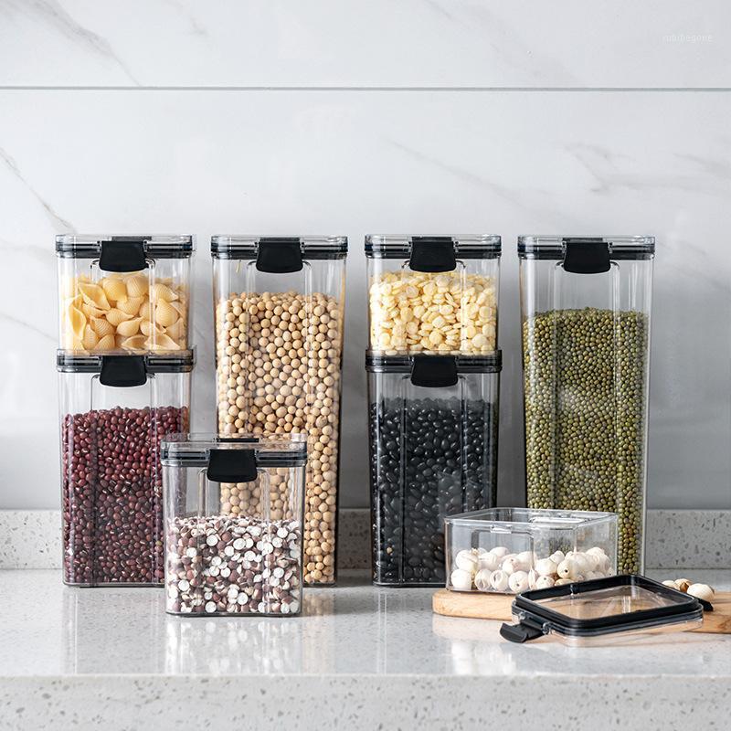 Storage Bottles & Jars 1Pcs Home Square Transparent Sealed Jar Kitchen Organizer Box Container Whole Grains Dried Fruit Tank
Storage Bottles & Jars 1Pcs Home Square Transparent Sealed Jar Kitchen Organizer Box Container Whole Grains Dried Fruit Tank