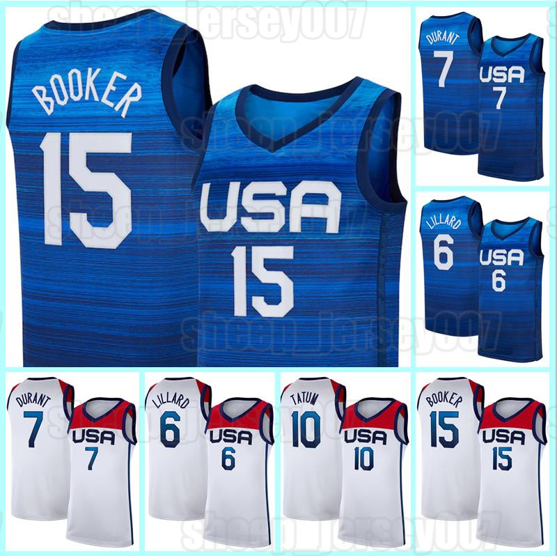 Devin 15 Booker Kevin 7 Durant Basketball Jersey 6 Damian Lillard Jersey 10 Jayson Tatum 2020 Mens National Team USA Summer Olympics Deandre, Black;red
Devin 15 Booker Kevin 7 Durant Basketball Jersey 6 Damian Lillard Jersey 10 Jayson Tatum 2020 Mens National Team USA Summer Olympics Deandre, Black;red