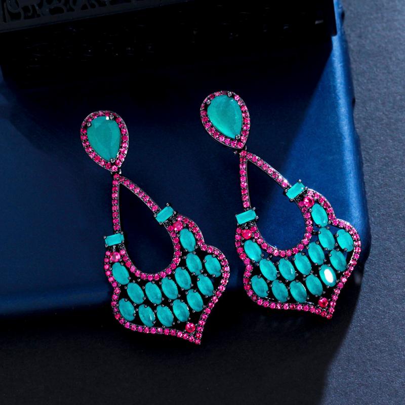 Dangle & Chandelier ThreeGraces Elegant Green Cubic Zirconia Long Drop Earrings For Women Trendy Bohemian Style Wedding Banquet Jewelry ER73, Silver
Dangle & Chandelier ThreeGraces Elegant Green Cubic Zirconia Long Drop Earrings For Women Trendy Bohemian Style Wedding Banquet Jewelry ER73, Silver