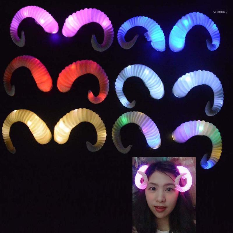 Party Decoration LED Blinking Handmade Sheep Horns Cosplay Headwear Light Goats Horn Gothic Craft Home Decor Wedding Birthday
Party Decoration LED Blinking Handmade Sheep Horns Cosplay Headwear Light Goats Horn Gothic Craft Home Decor Wedding Birthday