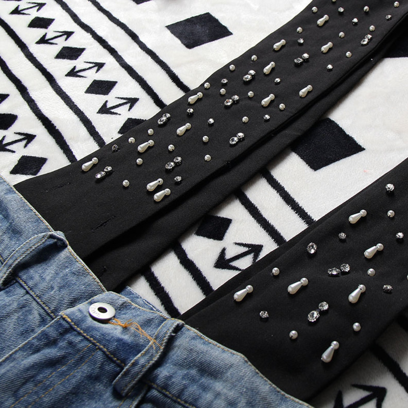 DEAT New Spring And Summer Fashion Casual Loose Button Solid Color Strap Leg Jeans Long Pants Women SH755 210428