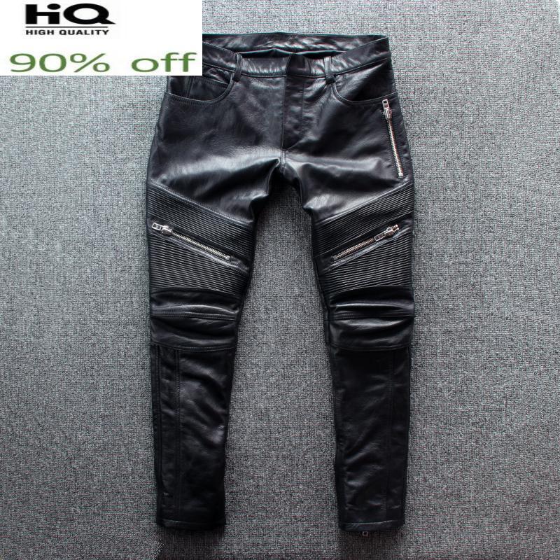 Men's Pants 100% Genuine Leather Men Goatskin Trousers Motorcycle Autumn Winter Mens Homme Fashion 2022 Pantalon Cuir LW, Black
Men's Pants 100% Genuine Leather Men Goatskin Trousers Motorcycle Autumn Winter Mens Homme Fashion 2022 Pantalon Cuir LW, Black
