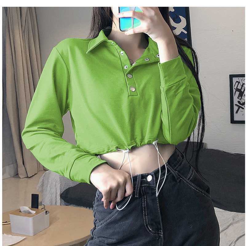 Women's Fashion Green Loose Hip Hop Dance T-shirt Drawstring Lapel Short Running Sweater Fitness Sexy Top Yoga Button Outfits, White;red
Women's Fashion Green Loose Hip Hop Dance T-shirt Drawstring Lapel Short Running Sweater Fitness Sexy Top Yoga Button Outfits, White;red