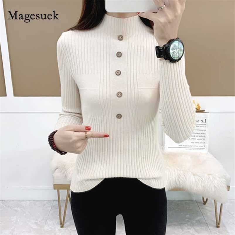 Turtleneck Pullover Knitted Women Sweaters Slim Half-Collar Sweater Autumn Winter Solid for Casual 11040 210518, Apricot
Turtleneck Pullover Knitted Women Sweaters Slim Half-Collar Sweater Autumn Winter Solid for Casual 11040 210518, Apricot