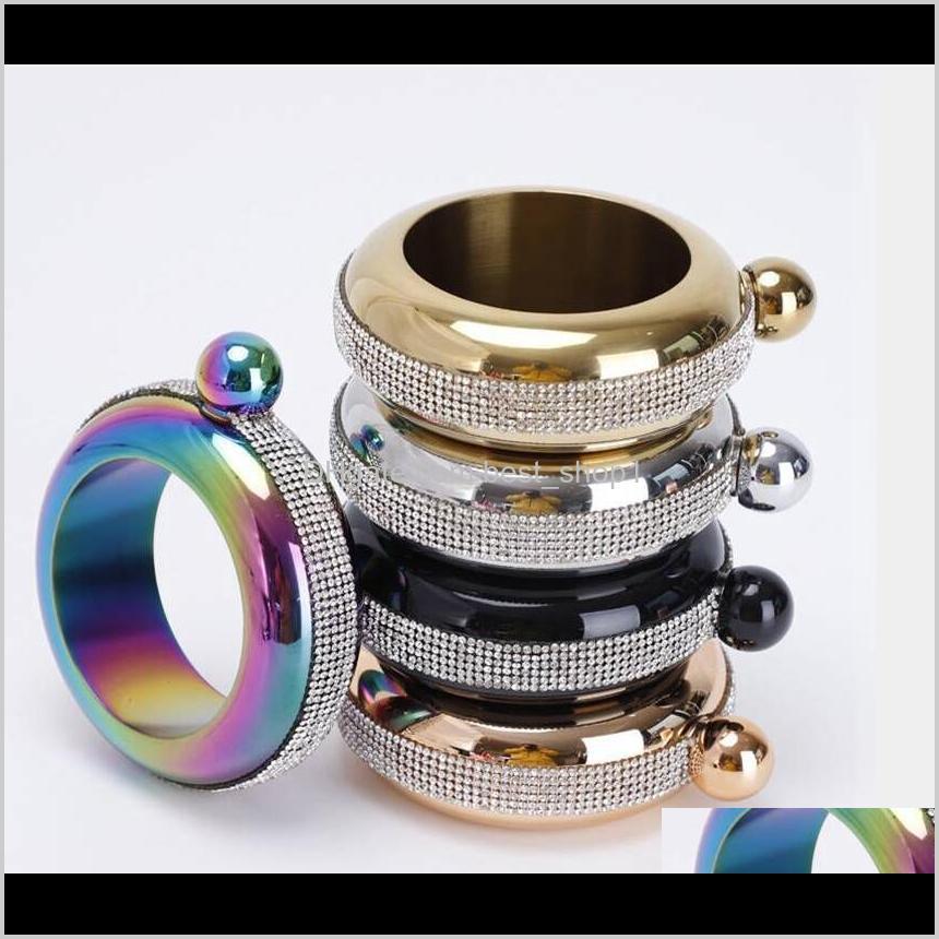Colorful Flask Rhinestone Bracelet Bangle Pot 35Oz Portable Flagon Fashion Round Whisky Alcohol Bottle W83 Lxtyo Wugef
Colorful Flask Rhinestone Bracelet Bangle Pot 35Oz Portable Flagon Fashion Round Whisky Alcohol Bottle W83 Lxtyo Wugef