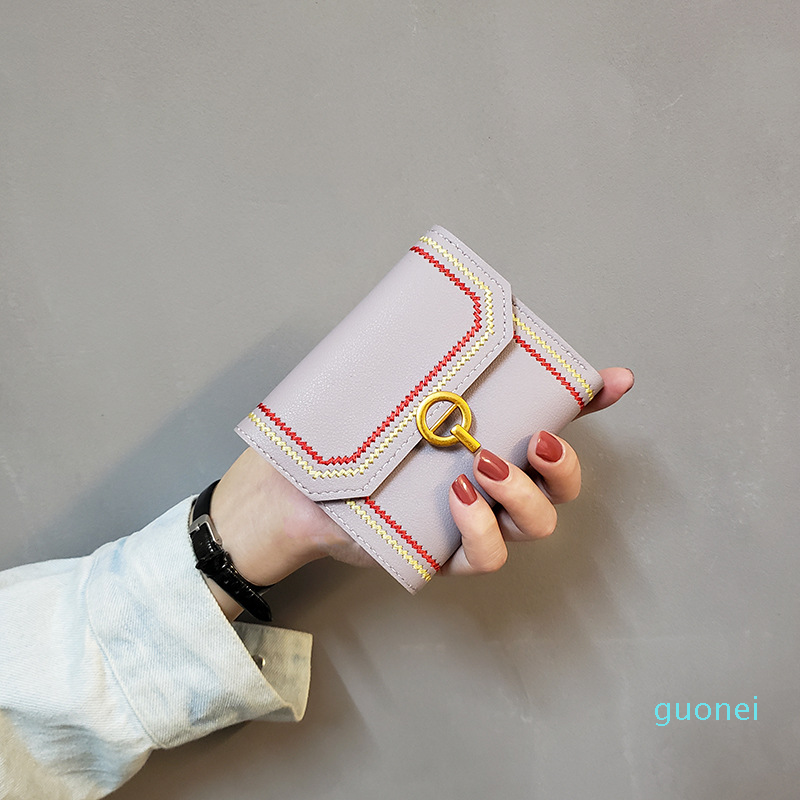 Korean woven wallet small wallet women short style European and American women's wallet fashion three fold coin purse tide 2021, Red wine
Korean woven wallet small wallet women short style European and American women's wallet fashion three fold coin purse tide 2021, Red wine