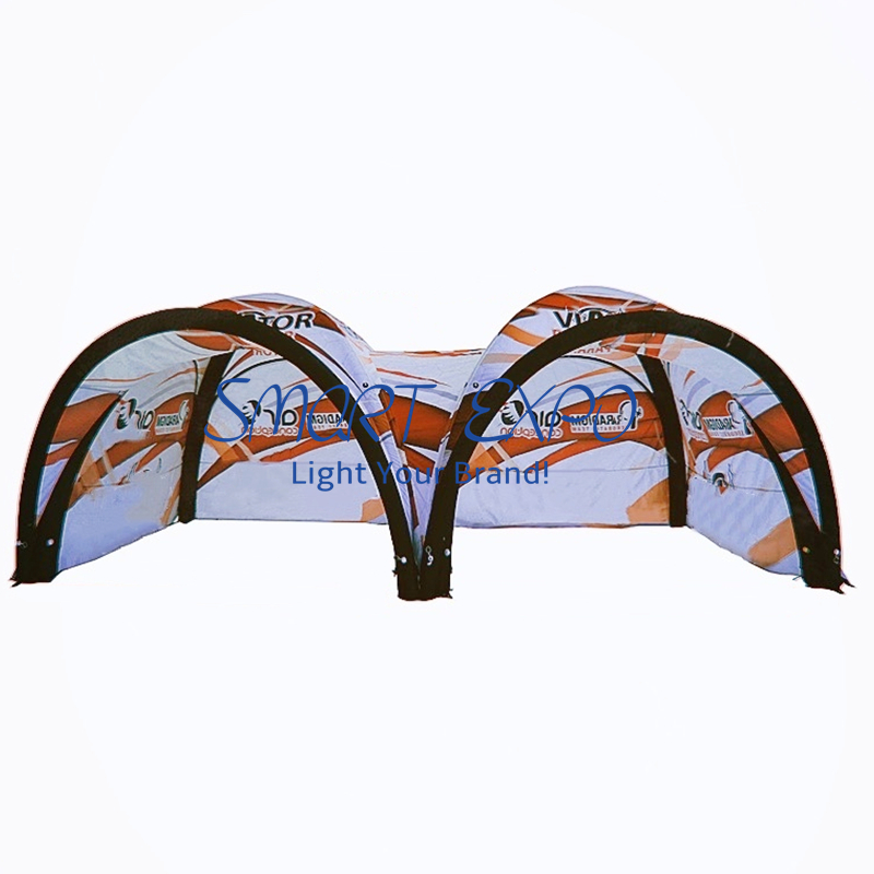 Event Inflatable Advertising Canopy 3x3xH2.6m Air Sealed Type with Custom Graphic Print E-Pump and Carry Bag