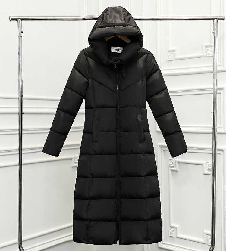 Direct Selling Full Korean Long Lady's Coat Thickened Padded Jacket Winter Down Parka Women Jacket YY1513 210819