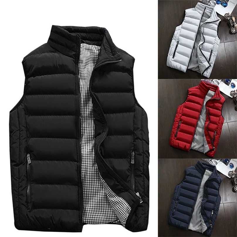 Autumn Winter Men Stylish Vest Mens Warm Sleeveless Jacket Waistcoat Men's Vest Casual Coats Plus Size 5XL Men Clothing 211111, Red
Autumn Winter Men Stylish Vest Mens Warm Sleeveless Jacket Waistcoat Men's Vest Casual Coats Plus Size 5XL Men Clothing 211111, Red