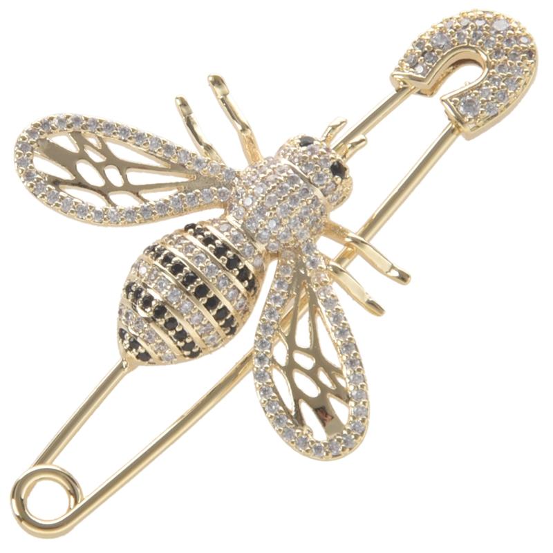 Pins, Brooches All Match Luxurious Full Crystal Gold Bee Female Shiny Hollow Brooch Pin For Coat Scarf Fine Jewelry, Gray
Pins, Brooches All Match Luxurious Full Crystal Gold Bee Female Shiny Hollow Brooch Pin For Coat Scarf Fine Jewelry, Gray