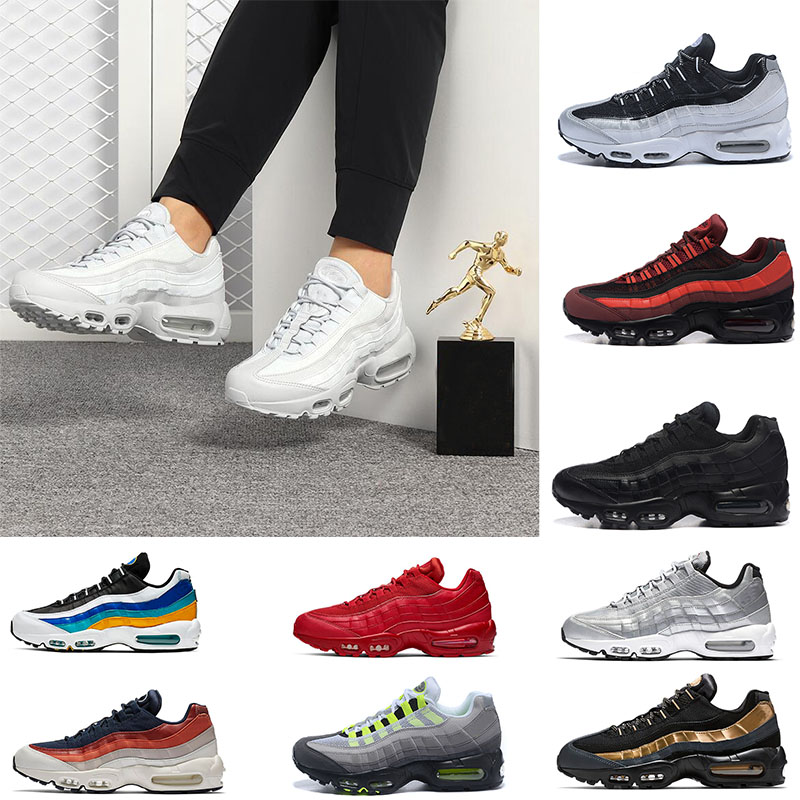 95 Shoes mens Chaussures de course Triple Noir Blanc Laser Fuchsia rouge Orbit Aqua Neon 95S Formatrices Baskets Sports Taille 36-46
95 Shoes mens Chaussures de course Triple Noir Blanc Laser Fuchsia rouge Orbit Aqua Neon 95S Formatrices Baskets Sports Taille 36-46
