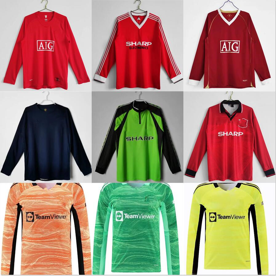 Manchester Retro Version 1994 96 02 83 07 08 Soccer jersey home away goalkeeper finals football Giggs SCHOLES Beckham RONALDO 98 99 CANTONA KEANE Solskjaer, Brown
Manchester Retro Version 1994 96 02 83 07 08 Soccer jersey home away goalkeeper finals football Giggs SCHOLES Beckham RONALDO 98 99 CANTONA KEANE Solskjaer, Brown