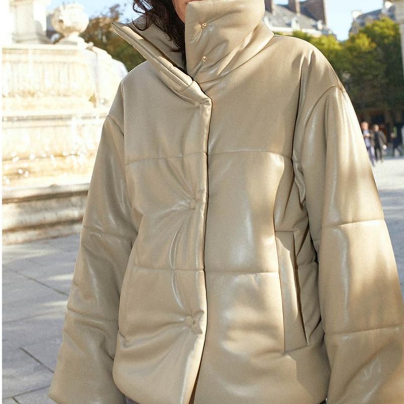 Women' Leather & Faux 2021 Autumn Winter Women Single Breasted Jacket Turtleneck 3 Colors Female Simple Cardigans Coat, Black
Women' Leather & Faux 2021 Autumn Winter Women Single Breasted Jacket Turtleneck 3 Colors Female Simple Cardigans Coat, Black