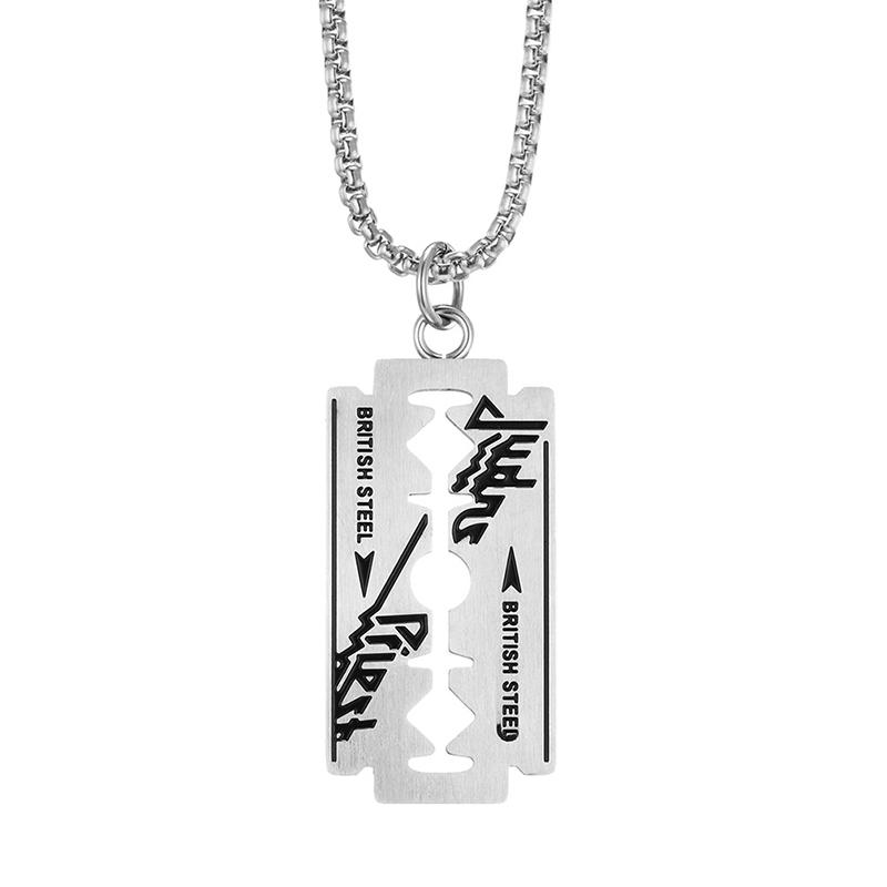 Necklace Mens Hip Hop Pendant Stainless Steel Chain Fashion Punk Blade Jewelry On The Neck Gifts For Male Accessories Necklaces, Silver
Necklace Mens Hip Hop Pendant Stainless Steel Chain Fashion Punk Blade Jewelry On The Neck Gifts For Male Accessories Necklaces, Silver