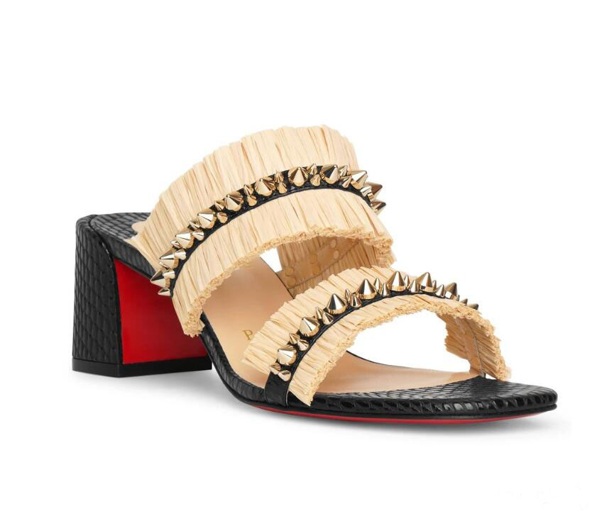 Summer Woman Sandals Chunky Highs Heels Red Bottom Sandal Marivodou 55mm mule Reds Sole Heeled Fashion Prefer Casual Slipper, Black
Summer Woman Sandals Chunky Highs Heels Red Bottom Sandal Marivodou 55mm mule Reds Sole Heeled Fashion Prefer Casual Slipper, Black