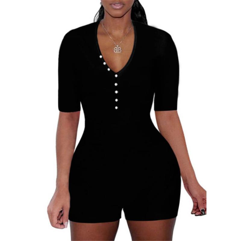 Women's Jumpsuits & Rompers 2022 Sexy Womens Jumpsuit Sleepwear High Quality Short Sleeve V Neck Bodycon Romper Shorts Pants Overalls Solid, Black;white
Women's Jumpsuits & Rompers 2022 Sexy Womens Jumpsuit Sleepwear High Quality Short Sleeve V Neck Bodycon Romper Shorts Pants Overalls Solid, Black;white