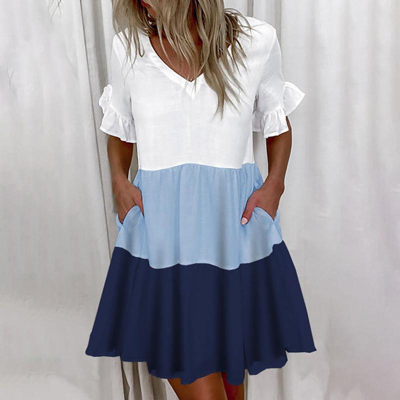 Maternity Dresses Summer Pregnancy Dress Pregnant Women's Soft Comfortable Cotton Spot Vestidos Gestante V-neck Clothes, White
Maternity Dresses Summer Pregnancy Dress Pregnant Women's Soft Comfortable Cotton Spot Vestidos Gestante V-neck Clothes, White